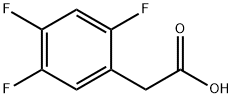 2,4,5-三氟苯乙酸 结构式