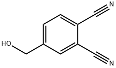 1,2-Benzenedicarbonitrile, 4-(hydroxymethyl)- (9CI) 结构式