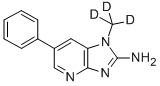 2-氨基-1-(三氘代甲基)-6-苯基咪唑[4,5-F]吡啶 结构式