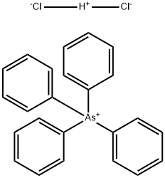 TETRAPHENYLARSONIUM CHLORIDE HYDROCHLORIDE 结构式