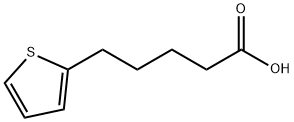 5-(2-噻吩基)戊酸 结构式