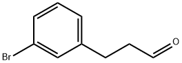 3-(3-溴-苯基)-丙醛 结构式
