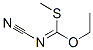 Cyanoimidothiocarbonic acid O-ethyl S-methyl ester 结构式