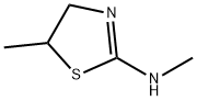 N,5-Dimethyl-4,5-dihydro-1,3-thiazol-2-amine 结构式