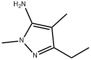 3-乙基-1,4-二甲基-1H-吡唑-5-胺 结构式