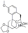 14-Hydroxy-3-Methoxy-17-Methyl-6-oxo-Morphinan 6-Ethylene Ketal 结构式