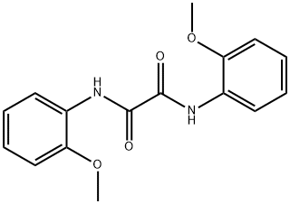 N1,N2-双(2-甲氧基苯基)草酰胺 结构式