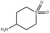 4-氨基四氢-2H-噻喃 1,1-二氧化物 结构式