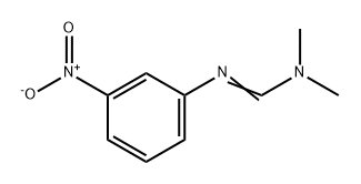 N,N-Dimethyl-N'-(3-nitrophenyl)formamidine 结构式