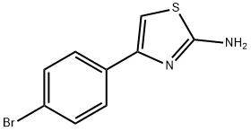 2-氨基-4-(4-溴苯基)噻唑 结构式
