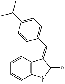 3-(4-isopropylbenzylidene)indolin-2-one 结构式