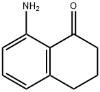 8-氨基-3,4-二氢萘-1(2H)-酮 结构式