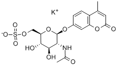 4-Methylumbelliferyl 2-acetamido-2-deoxy-b-D-glucopyranoside-6-sulfate potassium salt