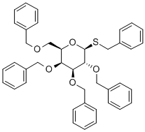 BENZYL 2,3,4,6-TETRA-O-BENZYL-1-THIO-BETA-D-GALACTOPYRANOSIDE 结构式