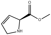 (S)-2,5-二氢-1H-吡咯-2-羧酸甲酯 结构式