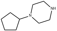 1-环戊基哌嗪 结构式