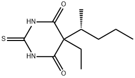 (R)-Thiopentone 结构式