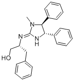 (4S,5S)-1,3-二甲基-4,5-二苯基-2-[(R)-1-苄基-2-羟乙基亚氨基]咪唑烷 结构式