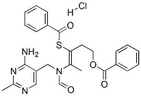 二苯甲酰硫胺素盐酸盐 结构式