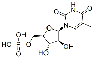 1-beta-arabinofuranosylthymine 5'-monophosphate 结构式