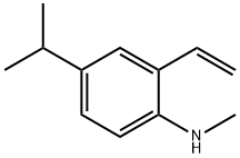 Benzenamine, 2-ethenyl-N-methyl-4-(1-methylethyl)- (9CI) 结构式