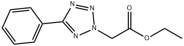 2-(5-苯基-2H-四唑-2-基)乙酸乙酯 结构式