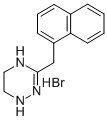 1,4,5,6-Tetrahydro-3-(1-naphthylmethyl)-as-triazine hydrobromide 结构式