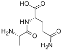 L-丙氨酰-L-谷氨酰胺一水合物 结构式