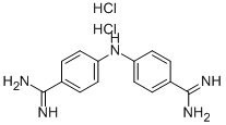 4,4'-diamidinodiphenylamine dihydrochloride 结构式