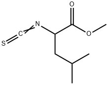 L-2-异硫代氰酰基-4-甲基戊酸甲酯 结构式