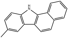 8-甲基-11(H)-苯并[A]咔唑 结构式