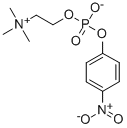 O-(对硝基苯基磷酰)胆碱 结构式