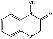 4-Hydroxy-2H-1,4-benzothiazin-3(4H)-one 结构式