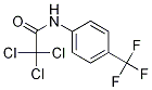 AcetaMide, 2,2,2-trichloro-N-[4-(trifluoroMethyl)phenyl]- 结构式