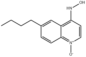 6-Butyl-4-hydroxyaminoquinoline 1-oxide 结构式