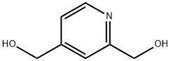 [2-(羟甲基)-4-吡啶基]甲醇 结构式