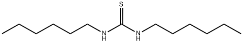 -二-n-己基硫脲 结构式
