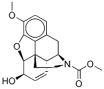 N-DesMethyl-N-Methoxycarbonyl Codeine 结构式