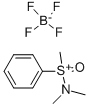 N,N,S-三甲基-S-苯基硫氮四氟硼酸盐, TECH 结构式