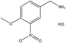 (4-甲氧基-3-硝基苯基)甲胺盐酸 结构式