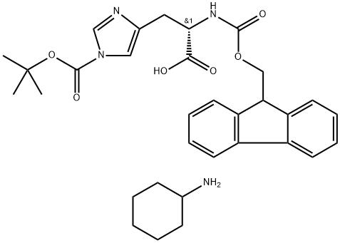 Fmoc-L-His(Boc)-OHCHA