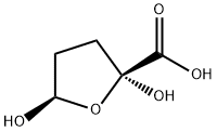 2-Furancarboxylicacid,tetrahydro-2,5-dihydroxy-,(2S,5R)-(9CI) 结构式