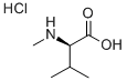 N-甲基-D-缬氨酸盐酸盐 结构式