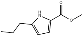 1H-Pyrrole-2-carboxylicacid,5-propyl-,methylester(9CI) 结构式