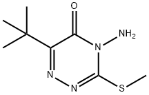 嗪草酮 结构式