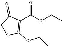 3-Thiophenecarboxylicacid,2-ethoxy-4,5-dihydro-4-oxo-,ethylester(9CI) 结构式