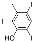 2,4,6-triiodo-m-cresol  结构式