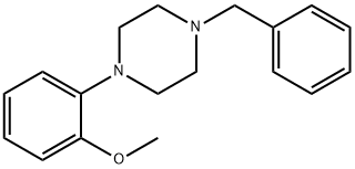 2-(4-苄基-1-哌嗪)甲氧基苯 结构式