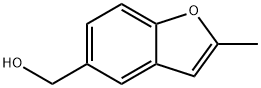 5-Benzofuranmethanol,  2-methyl- 结构式