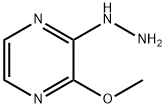 2-肼基-3-甲氧基吡嗪 结构式